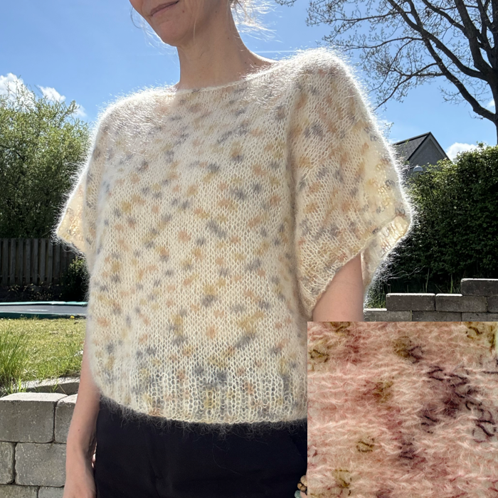 P&G Bella mohair t-shirt strikkekit