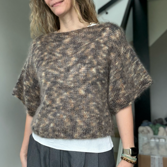 P&G Bella mohair t-shirt strikkekit