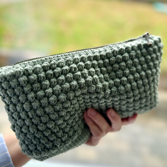 P&G Boble clutch hæklekit
