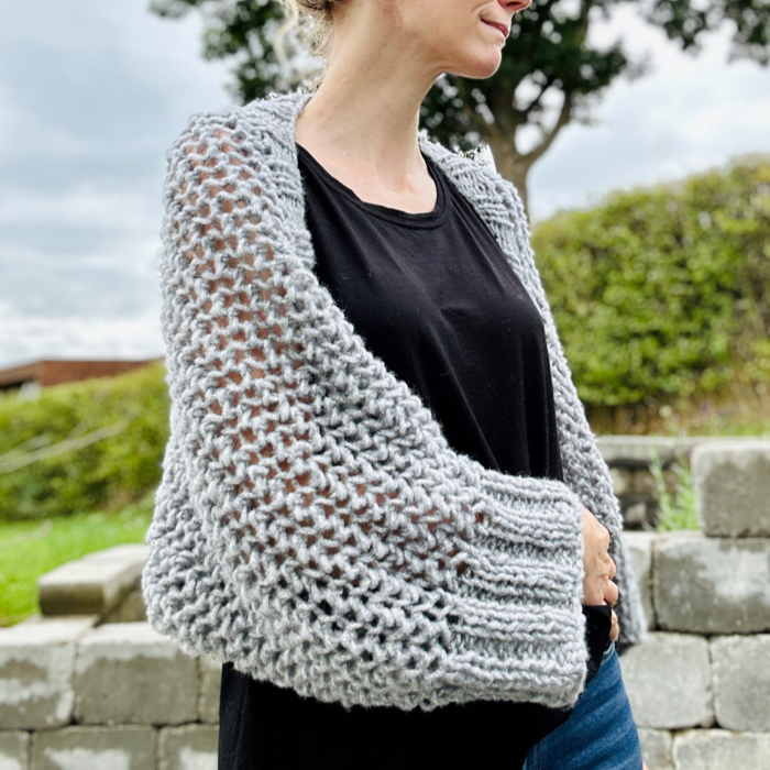 P&G Chunky bolero strikkekit