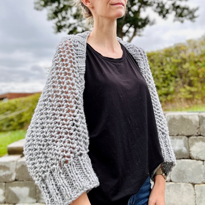 P&G Chunky bolero strikkekit