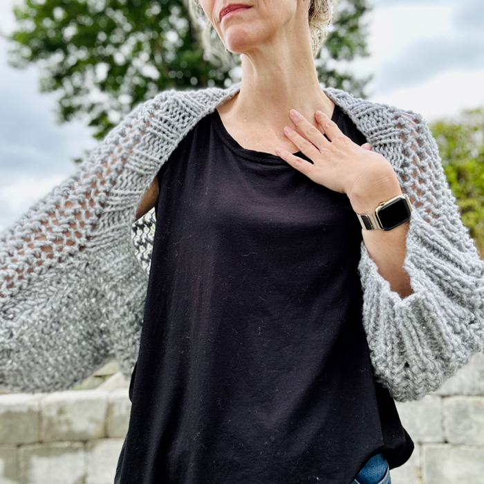 P&G Chunky bolero strikkekit