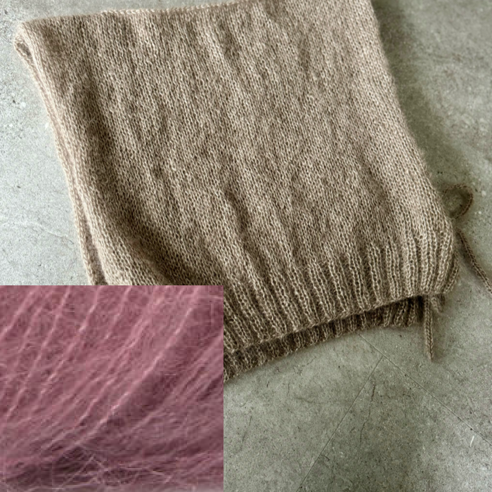 P&G Mohair vest strikkekit
