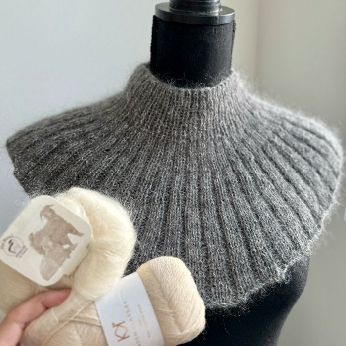 P&G Mohair halsedisse strikkekit