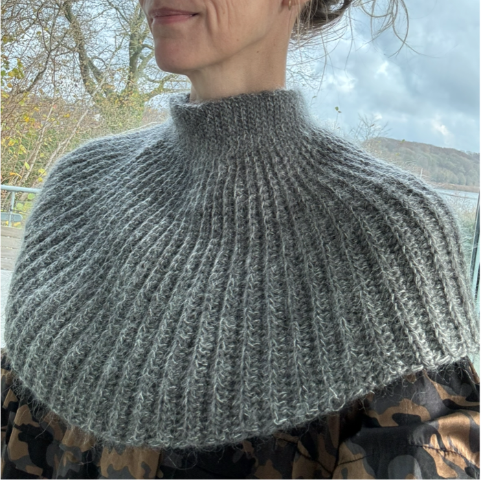 P&G Hæklet mohair poncho hæklekit