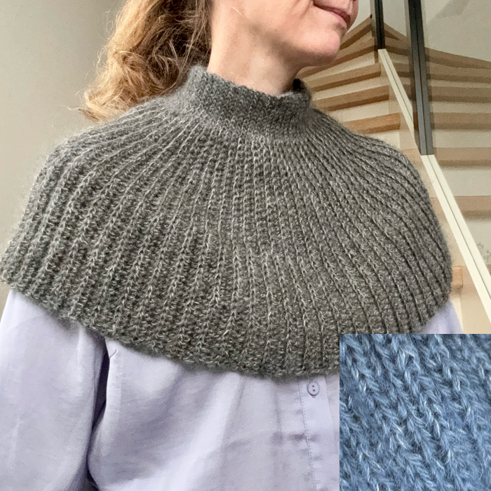 P&G Hæklet mohair poncho hæklekit