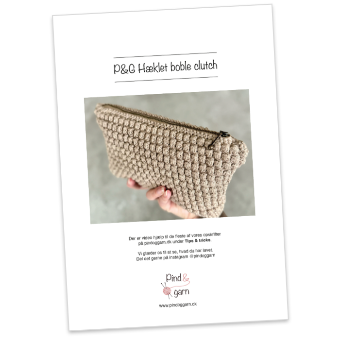 P&G Boblepung hækleopskrift