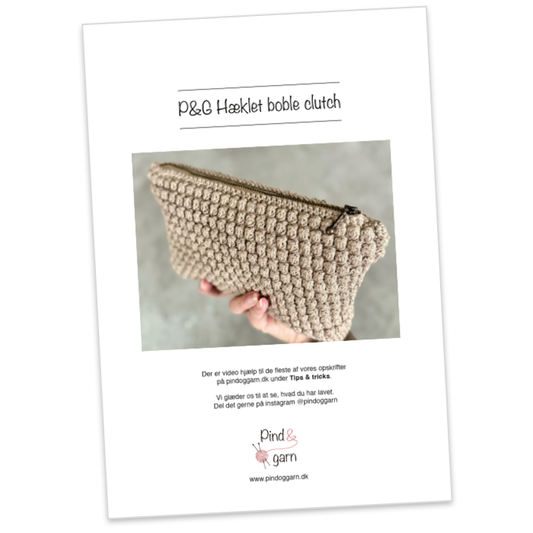 P&G Boblepung hækleopskrift