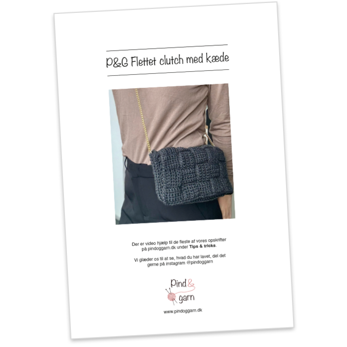 P&G Taske med flet hækleopskrift