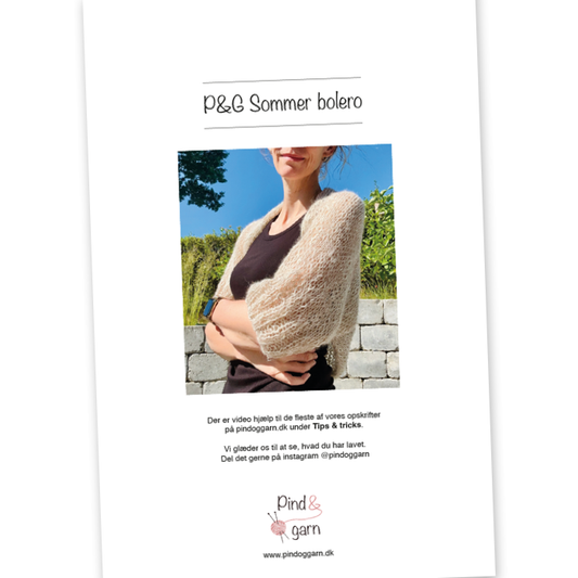 P&G Sommerbolero strikkeopskrift