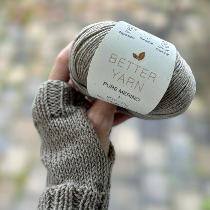 P&G Pure merino pulsvarmere strikkekit