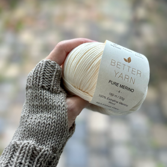 P&G Pure merino pulsvarmere strikkekit