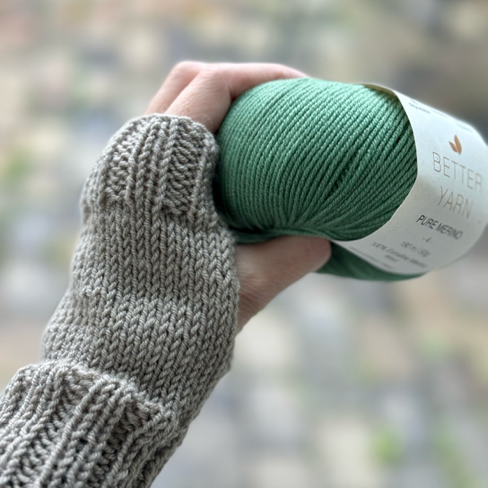 P&G Pure merino pulsvarmere strikkekit