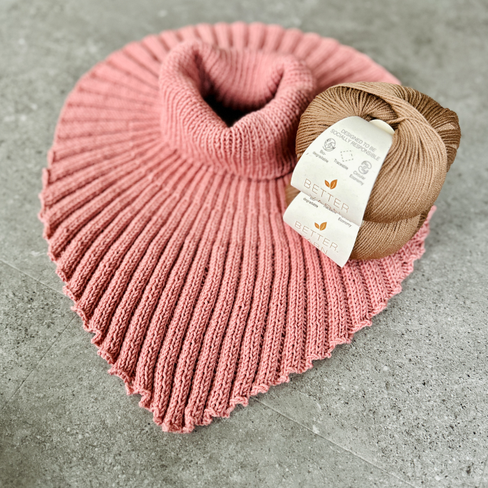 P&G Pure merino halsedisse strikkekit