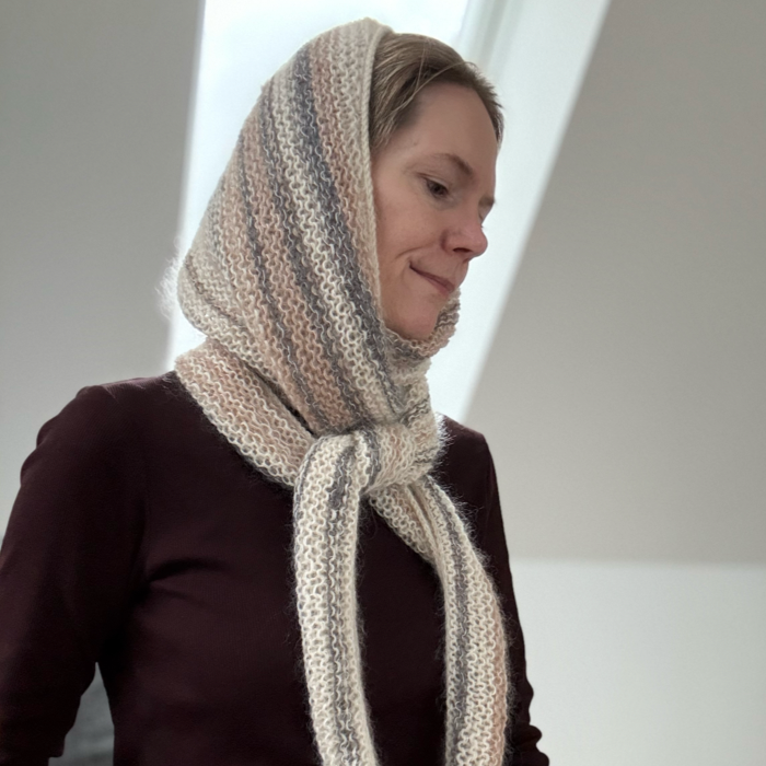 P&G Tørklæde, hoodie og sjal med farveskift strikkekit