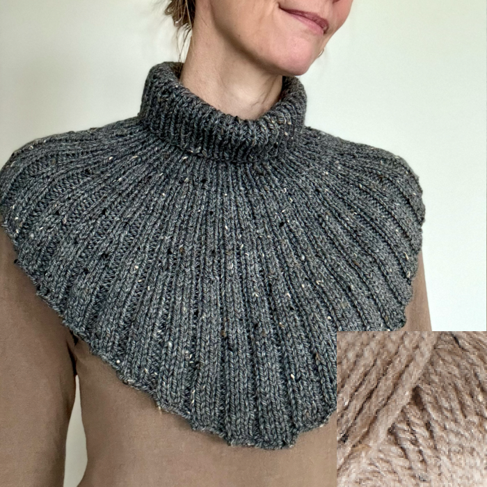 P&G Tweed halsedisse strikkekit