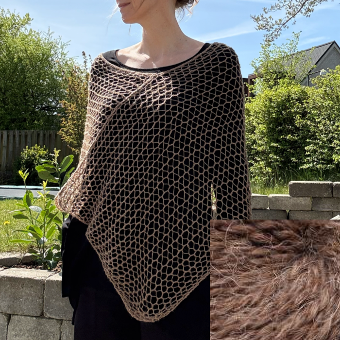P&G Poncho Babyalpaca strikkekit