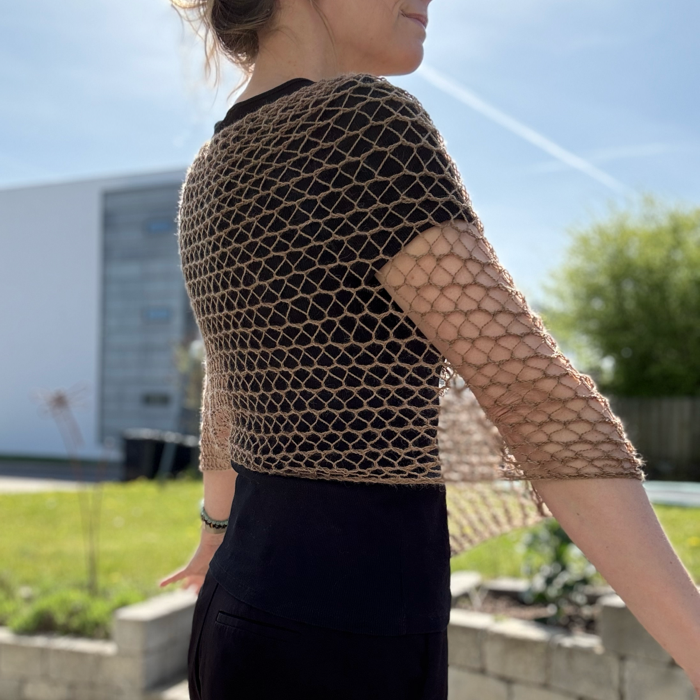 P&G Poncho Babyalpaca strikkekit