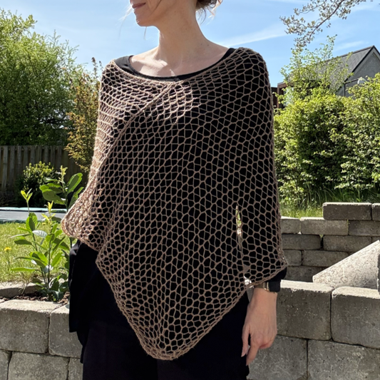 P&G Poncho Babyalpaca strikkekit