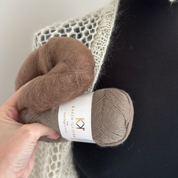 P&G Mohair bolero strikkekit