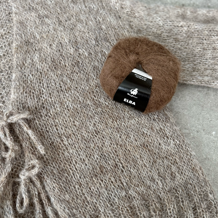 P&G Kortærmet cardigan med sløjfer strikkekit