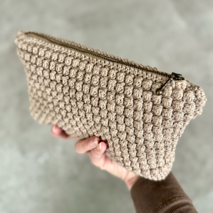 P&G Boble clutch hæklekit