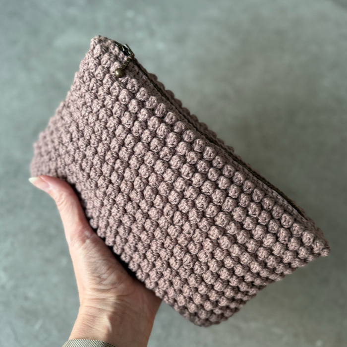 P&G Boble clutch hæklekit