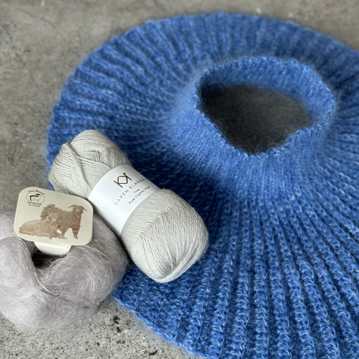 P&G Hæklet mohair halsedisse hæklekit