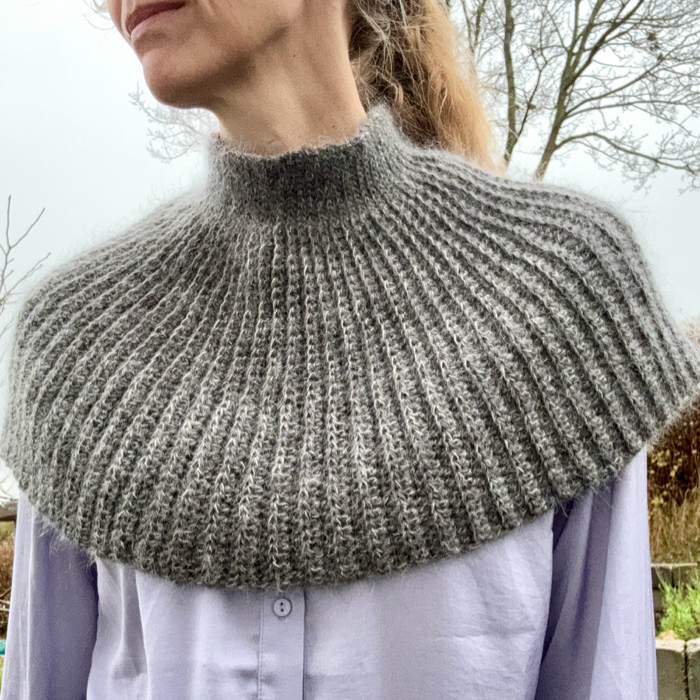 P&G Hæklet mohair poncho hæklekit
