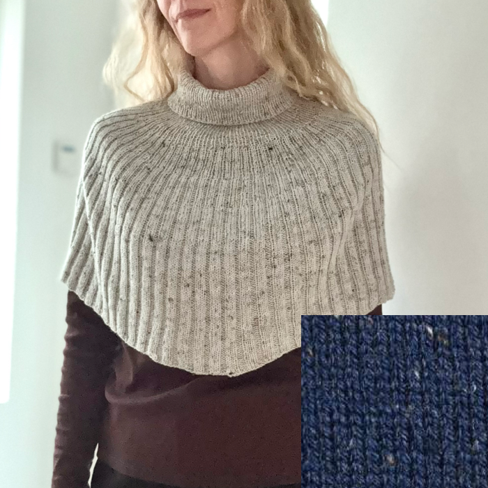 P&G Tweed poncho strikkekit