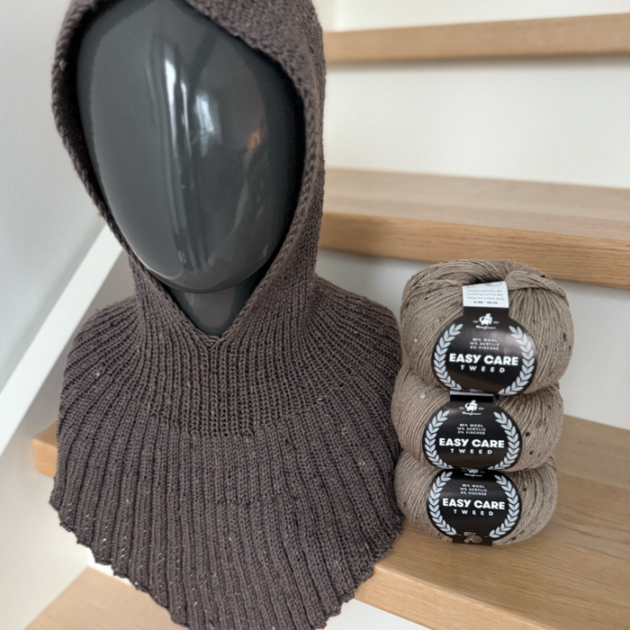 P&G Hoodie halsedisse strikkekit