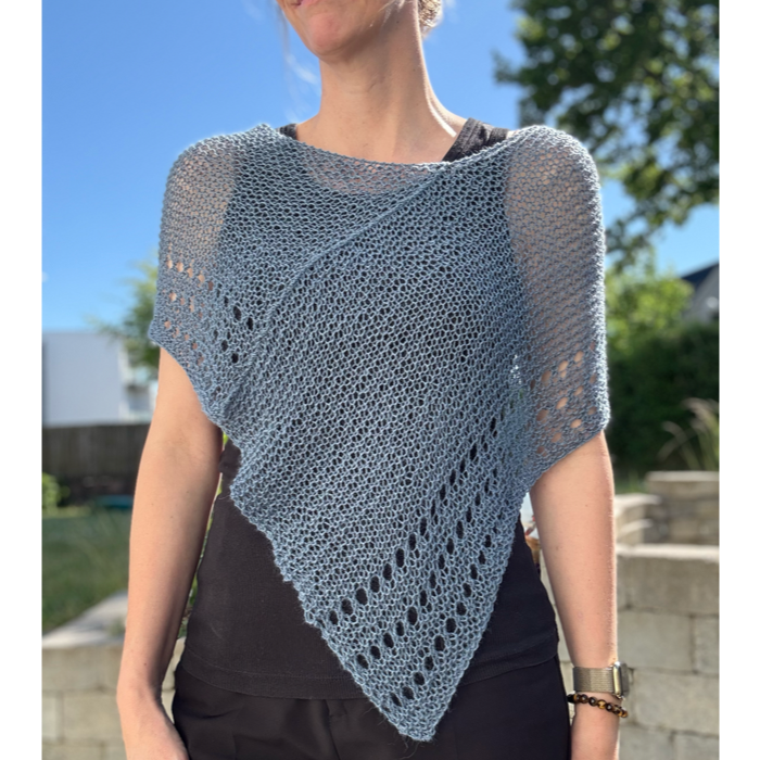 P&G Sommer poncho strikkekit