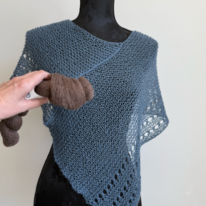 P&G Sommer poncho strikkekit