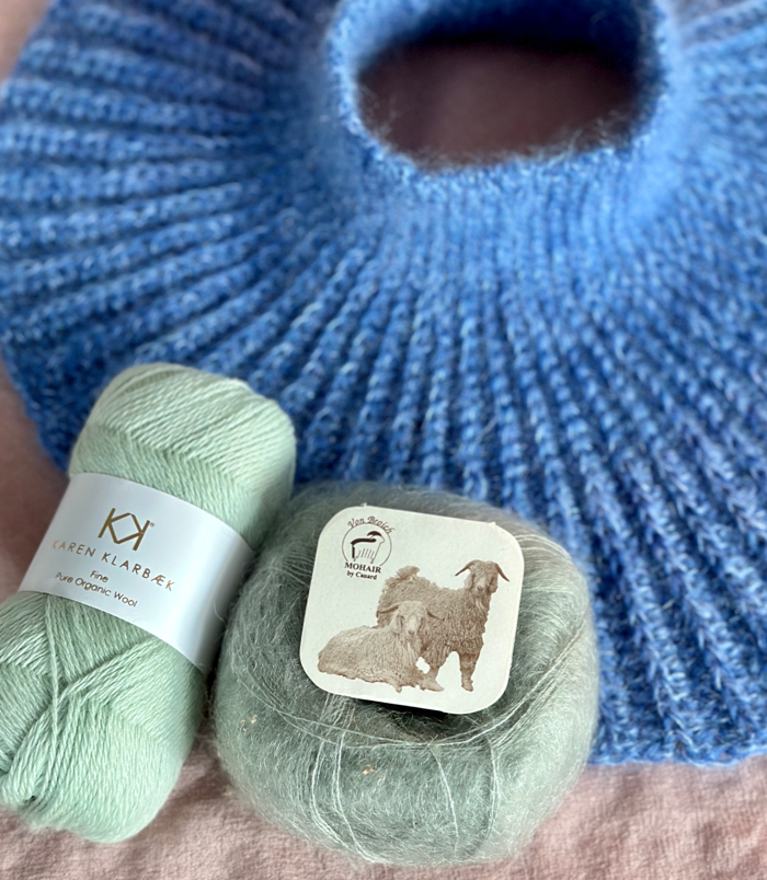 P&G Hæklet mohair halsedisse hæklekit