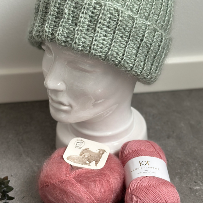 P&G Hæklet mohair hue hæklekit