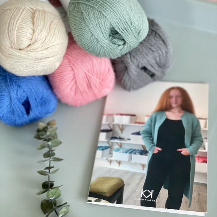 Cardigan strikkekit Karen Klarbæk