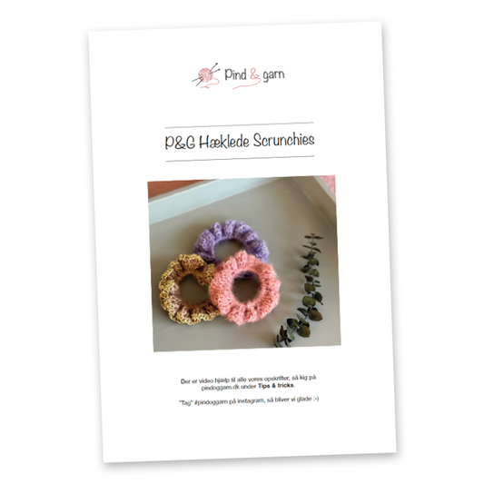 P&G Scrunchies hækleopskrift