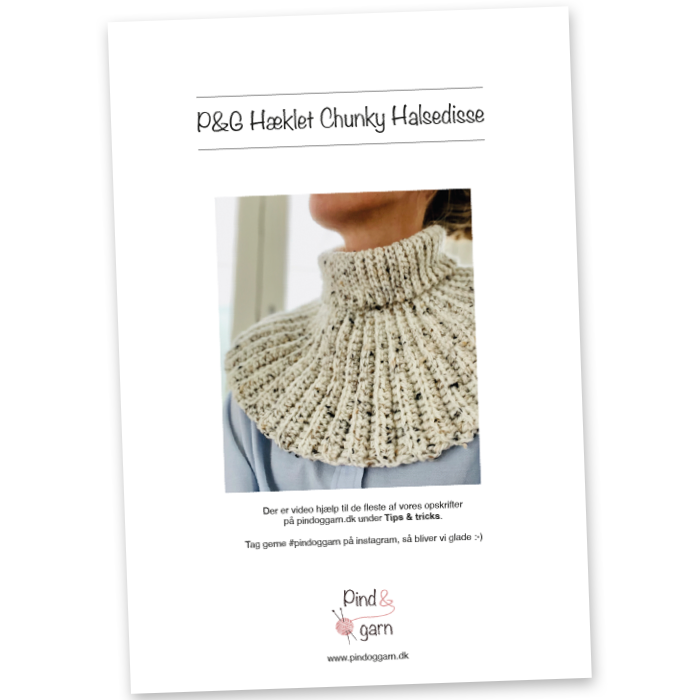 P&G Chunky halsedisse hækleopskrift