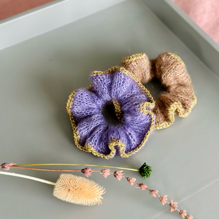 P&G Fluffy scrunchie strikkekit