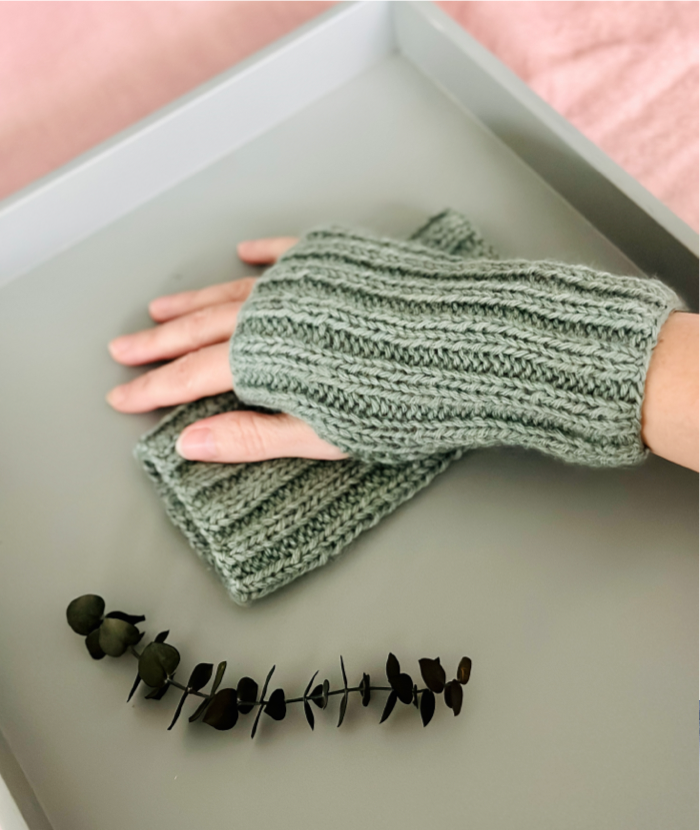 P&G Fingerløse vanter strikkekit