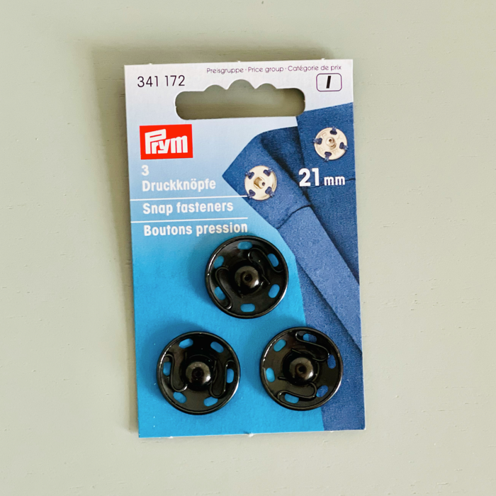 Knapper tryklåse 21 mm