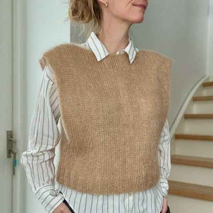 P&G Glimmer mohair vest strikkekit