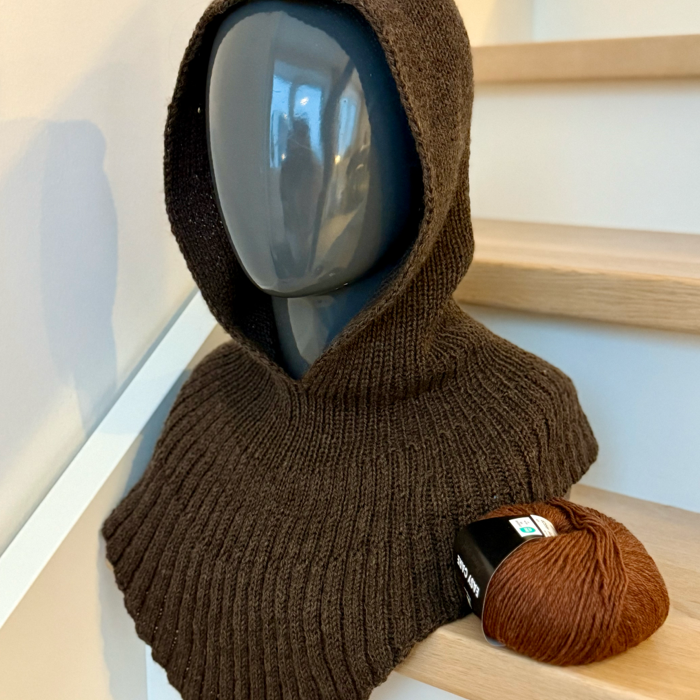 P&G Hoodie halsedisse strikkekit