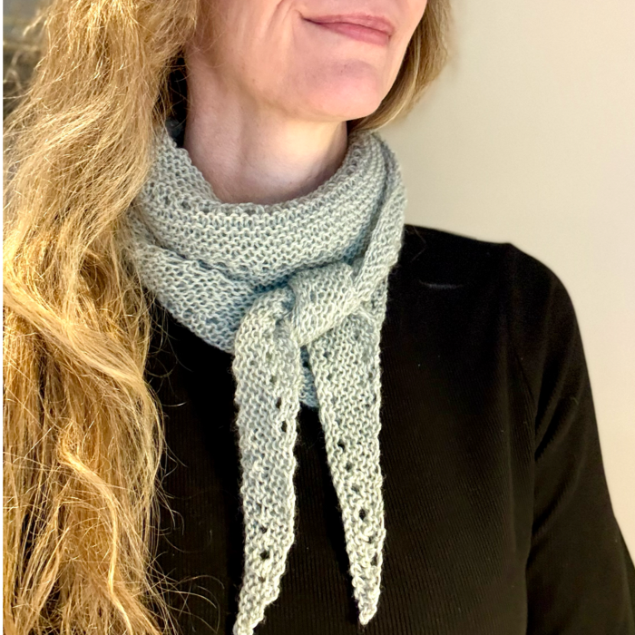 P&G Bandana med hulmønster strikkekit