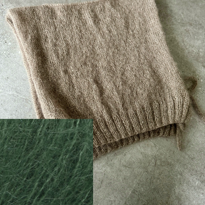 P&G Mohair vest strikkekit