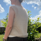 P&G Mohair vest med sløjfe strikkekit