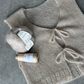 P&G Mohair vest med sløjfe strikkekit