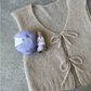 P&G Mohair vest med sløjfe strikkekit