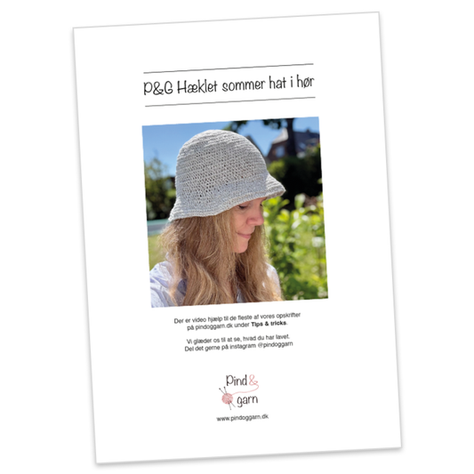 P&G Sommerhat hækleopskrift