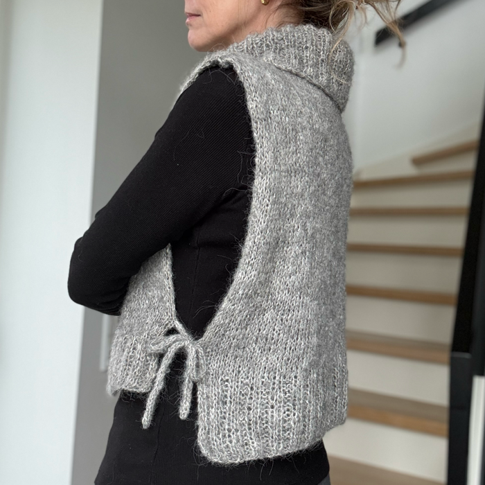 P&G Vest med snoning strikkekit